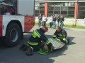 Strzelce Opolskie: strażacy pokazali jak wyciągają ofiary wypadku